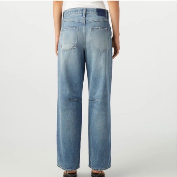 AMO Sandra Barrel Baggy jeans Wide 24 denim boho classic casual cotton - Picture 2 of 8